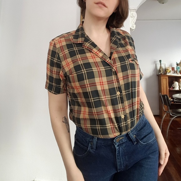 Levi's Tops - Vintage Levi Strauss & Co plaid button-down shirt